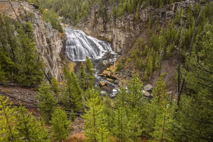 Framed Print : Gibbon Falls, Yellowstone National Park, Wyoming Framed Print : Gibbon Falls, Yellowstone National Park, Wyoming