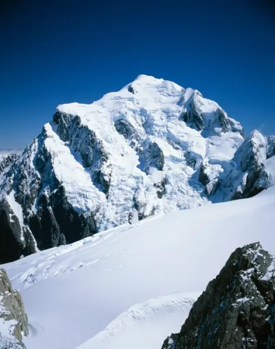 Framed Print : The glacial covered east face of Mt. Tutoko in Fjordland Nat l Park, a part of
