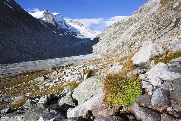 The glacier Viltragenkees in the National Park Hohen Tauern is showing signs of rapid retreat