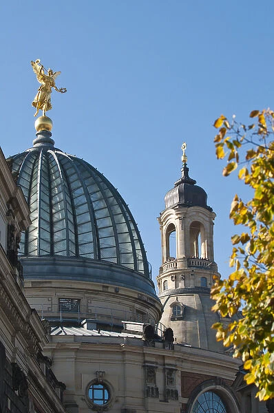 Glass dome on the Kunstverein building, Dresden, Germany