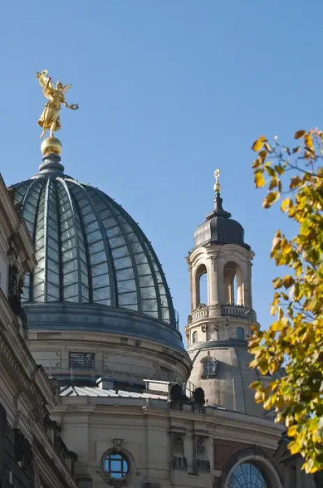 Framed Print : Glass dome on the Kunstverein building, Dresden, Germany Framed Print : Glass dome on the Kunstverein building, Dresden, Germany