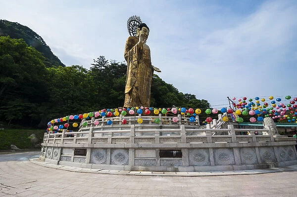 Golden Maitreya Statue, Beopjusa Temple Complex, South Korea