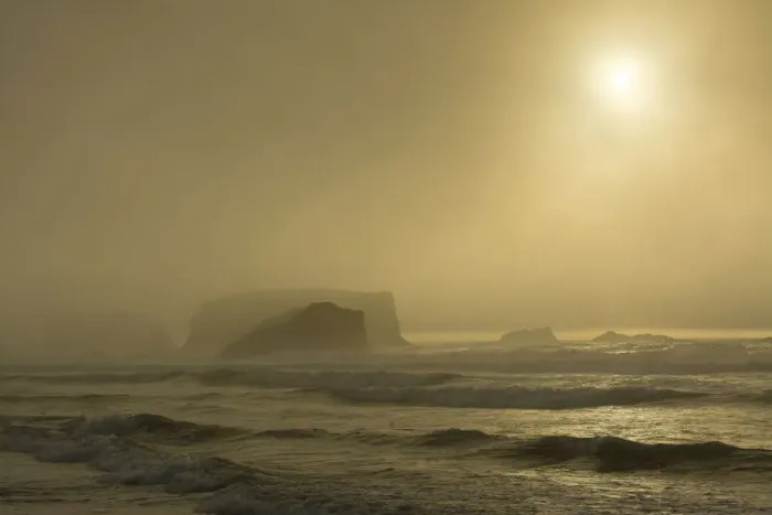Framed Print : golden sunset; sea stacks; Bandon by the Sea; Oregon; USA Framed Print : golden sunset; sea stacks; Bandon by the Sea; Oregon; USA