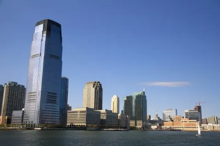 Framed Print : Goldman Sachs Tower in Jersey City, New Jersey, USA Framed Print : Goldman Sachs Tower in Jersey City, New Jersey, USA