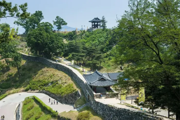Framed Print : Gongsanseong castle, Gongju, South Chungcheong Province, South Korea