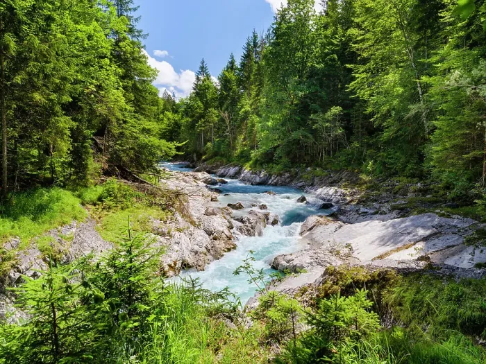 Framed Print : Gorge of creek Rissbach near village Vorderriss in the Karwendel Mountains. Europe, Germany, Bavaria Framed Print : Gorge of creek Rissbach near village Vorderriss in the Karwendel Mountains. Europe, Germany, Bavaria