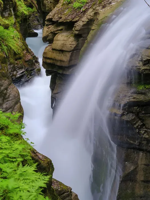 Framed Print : The gorge Felsbachschlucht near Flims, carved out in the remains of the Flims Rockslide, Switzerland, Grisons Framed Print : The gorge Felsbachschlucht near Flims, carved out in the remains of the Flims Rockslide, Switzerland, Grisons