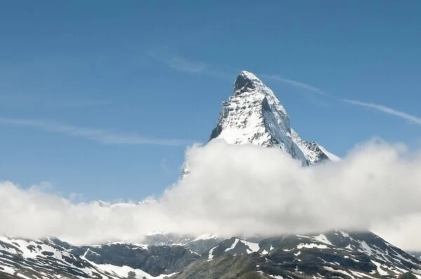Gornergrat Peak, Switzerland. Matterhorn from atop Gornergrat