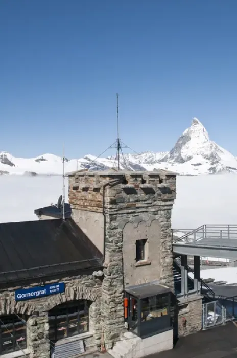 Framed Print : Gornergrat Peak, Switzerland. Matterhorn from atop Gornergrat