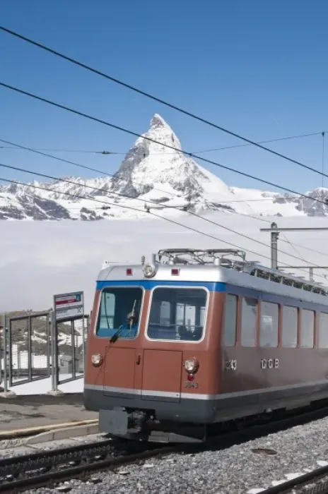 Framed Print : Gornergrat Peak, Switzerland. Matterhorn and Gornergrat cog wheel railway Framed Print : Gornergrat Peak, Switzerland. Matterhorn and Gornergrat cog wheel railway