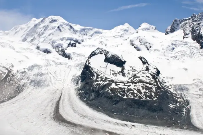 Framed Print : Gornergrat Peak, Switzerland. Monte Rosa Massif from Gronergrat