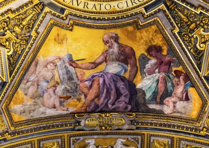 Framed Print : Gospel writer fresco Basilica di San Giovanni in Laterano, Rome, Italy Framed Print : Gospel writer fresco Basilica di San Giovanni in Laterano, Rome, Italy