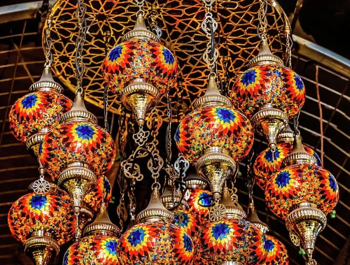 Framed Print : Grand Bazaar, Istanbul, Turkey. Traditional mosaic lamps were in Turkish mosques and tombs. Light represents divine presence and light of Koran Framed Print : Grand Bazaar, Istanbul, Turkey. Traditional mosaic lamps were in Turkish mosques and tombs. Light represents divine presence and light of Koran
