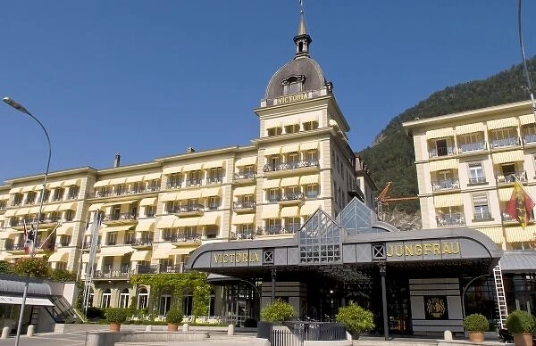 Grand Hotel Victoria Jungfrau expensive exclusive hotel in Interlaken Switzerland Europe