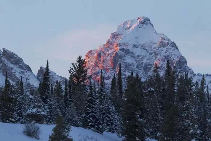 Framed Print : Grand Teton sunset Framed Print : Grand Teton sunset