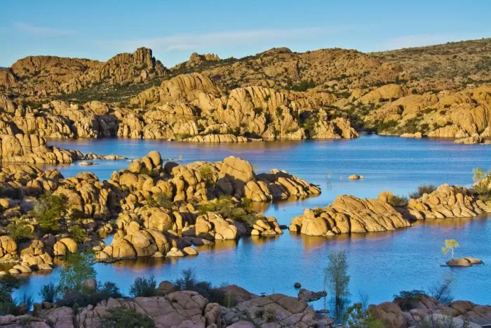 Framed Print : Granite Dells, Watson Lake, Prescott, Arizona, USA