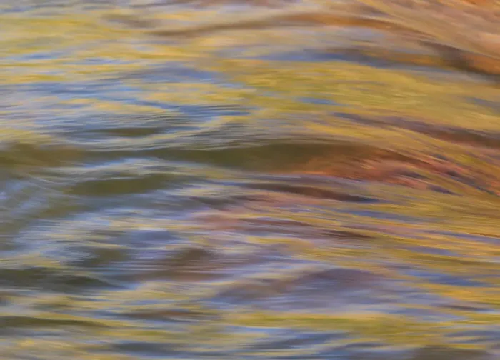 Framed Print : Graphic reflections on river surface, Lower Deschutes River, Central Oregon, USA Framed Print : Graphic reflections on river surface, Lower Deschutes River, Central Oregon, USA