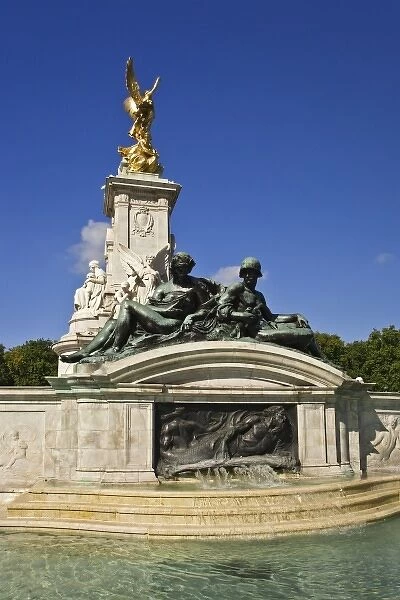 Great Britain, London. Fountain at St. Jamess Park near Buckingham Palace