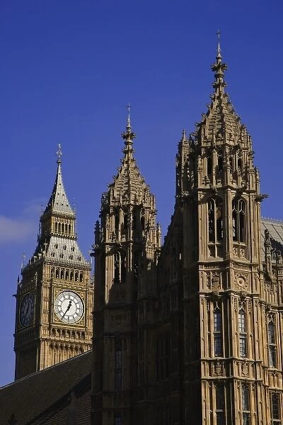 Great Britain, London. View of the Houses of Parliament and Big Ben
