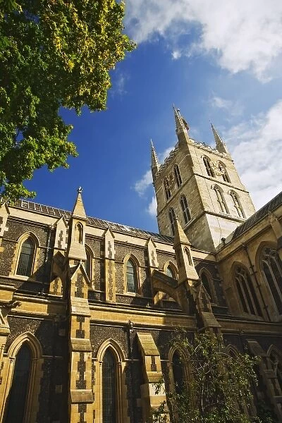 Great Britain, London. View of the Southwark Cathedral