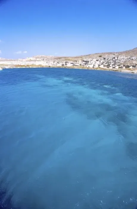 Framed Print : Greece, Aegean Sea, Delos. Blue waters of the Aegan from the Sacred Harbor of Delos Framed Print : Greece, Aegean Sea, Delos. Blue waters of the Aegan from the Sacred Harbor of Delos