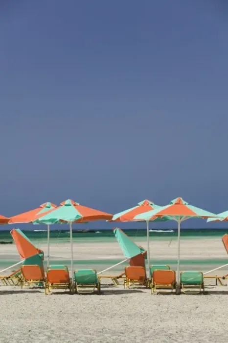 Framed Print : GREECE, CRETE, Hania Province, Elafonisi: Elafonisi Beach  /  One of the nicest on Crete
