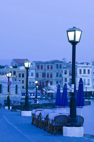 GREECE-CRETE-Hania Province-Hania: Venetian Port  /  Dawn