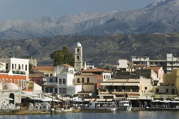 GREECE, CRETE, Hania Province, Hania: Hania from the Venetian Port  /  Daytime