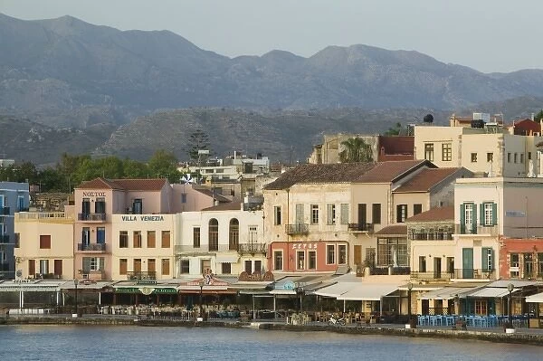 GREECE, CRETE, Hania Province, Hania: Venetian Port  /  Morning