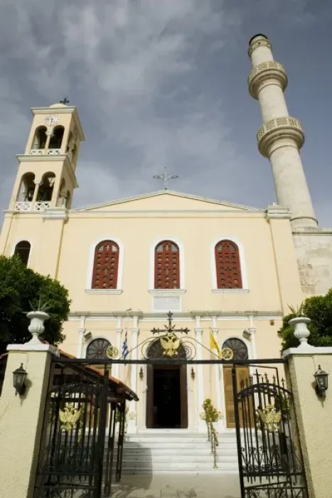 Framed Print : GREECE, CRETE, Hania Province, Hania: Church at the East end of 1821 Square Framed Print : GREECE, CRETE, Hania Province, Hania: Church at the East end of 1821 Square