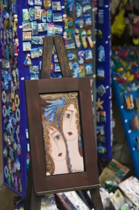Framed Print : GREECE, CRETE, Hania Province, Hania: Local Art