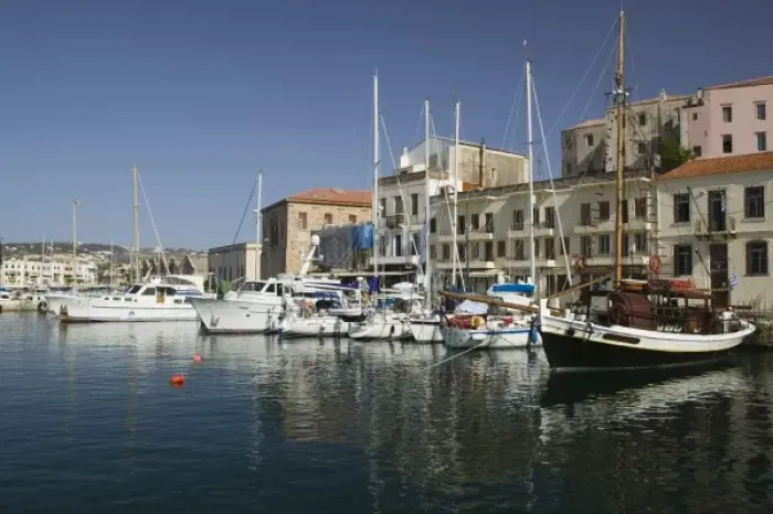 Framed Print : GREECE, CRETE, Hania Province, Hania: The Venetian Port Framed Print : GREECE, CRETE, Hania Province, Hania: The Venetian Port
