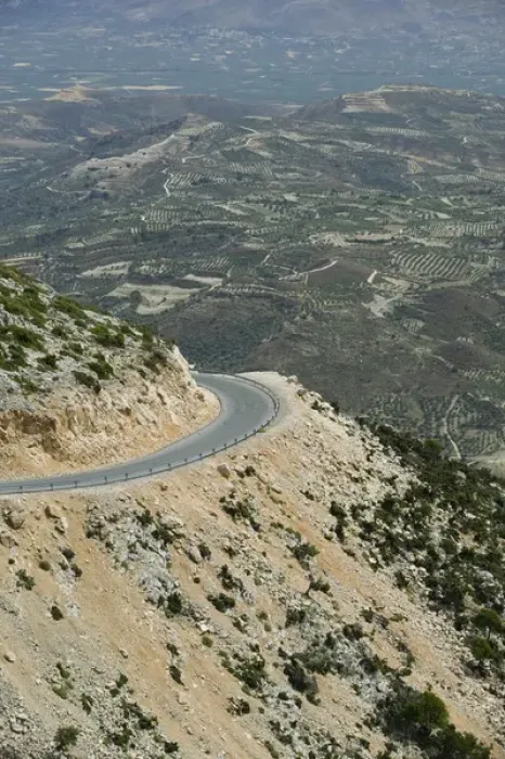 Framed Print : GREECE-CRETE-Iraklio Province-Mt. Idi Psiloritis: Newly Paved Mountain Road to Mt Framed Print : GREECE-CRETE-Iraklio Province-Mt. Idi Psiloritis: Newly Paved Mountain Road to Mt