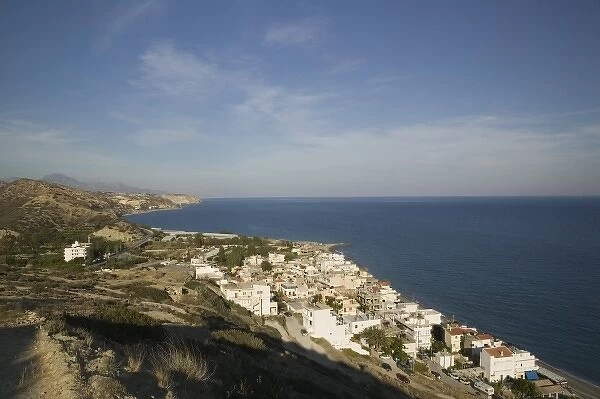 GREECE, CRETE, Lasithi Province, Myrtos: South Coast  /  Lasithi Province Village View