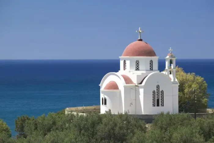 Framed Print : GREECE-CRETE-Lasithi Province-Myrtos: Seaside Chapel Framed Print : GREECE-CRETE-Lasithi Province-Myrtos: Seaside Chapel