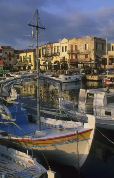 Framed Print : Greece, Crete, Rethmynon, venetian harbor Framed Print : Greece, Crete, Rethmynon, venetian harbor