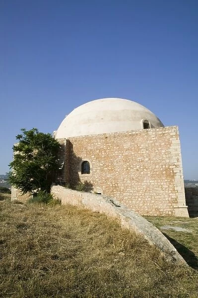 GREECE, CRETE, Rethymno Province, Rethymno: 16th century Fortress Details  /  Mosque