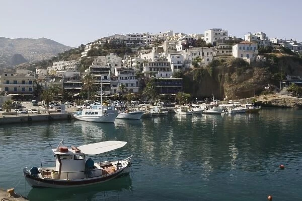 GREECE, CRETE, Rethymno Province, Agia Galini: Beach Resort on Mesara Bay, Harbor View