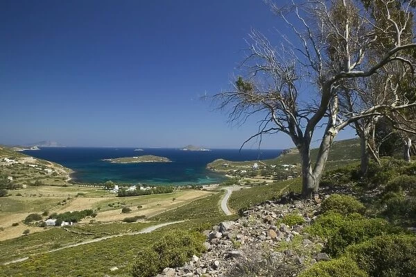GREECE, Dodecanese Islands, PATMOS, Meloi: View of Meloi Bay
