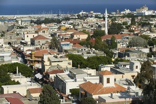 GREECE, Dodecanese Islands, RHODES, Rhodes Town: Rhodes Old Town, Old Town Overview
