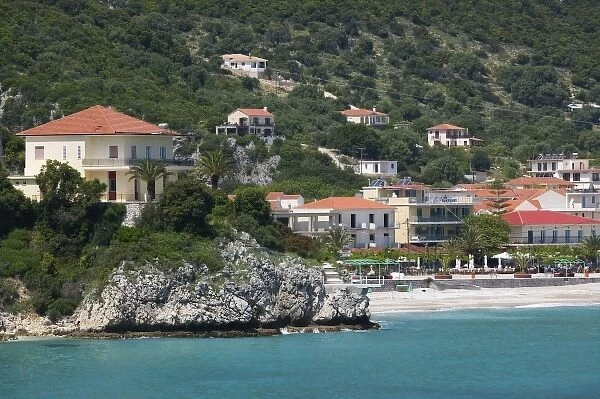 GREECE, Ionian Islands, KEFALONIA, Poros: SE Coast Port of POROS