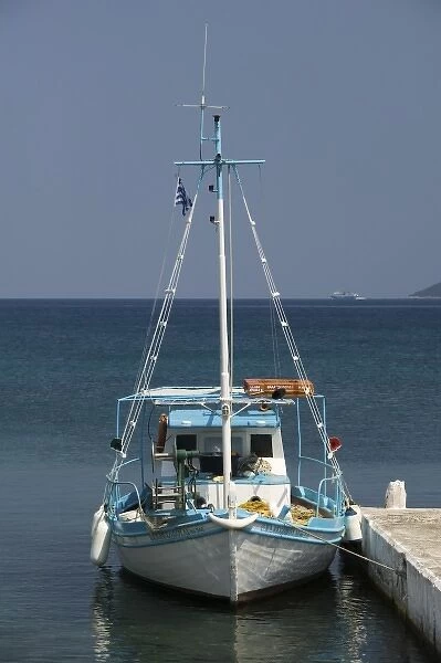 GREECE, Ionian Islands, KEFALONIA, Agia Efymia: Fishing Boat, Efymia Bay