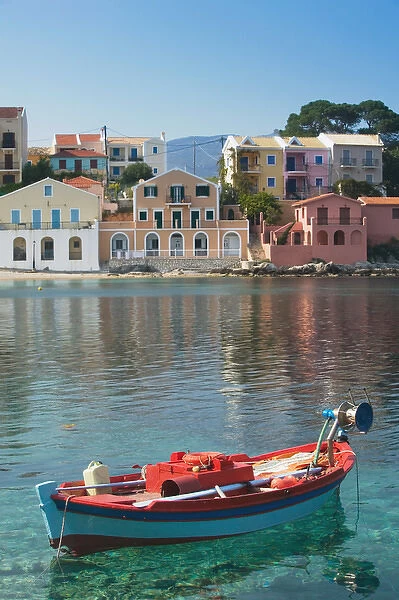 GREECE-Ionian Islands-KEFALONIA-Assos: Fishing Boat