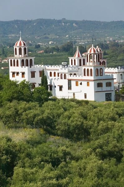 GREECE, Ionian Islands, ZAKYNTHOS, MACHERADO: Eleftherotria Monastery  /  Exterior