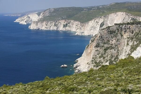 GREECE, Ionian Islands, ZAKYNTHOS, KERI: Cliffs at Cape Keri