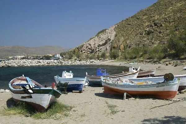 GREECE, Northeastern Aegean Islands, LESVOS (Mytilini), Skala Eresou: Resort Town