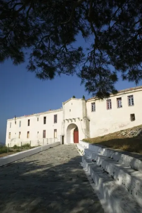 Framed Print : GREECE, Northeastern Aegean Islands, SAMOS, Cape Praso: Zoodohos Pigi (Source of Life) Monastery (b Framed Print : GREECE, Northeastern Aegean Islands, SAMOS, Cape Praso: Zoodohos Pigi (Source of Life) Monastery (b