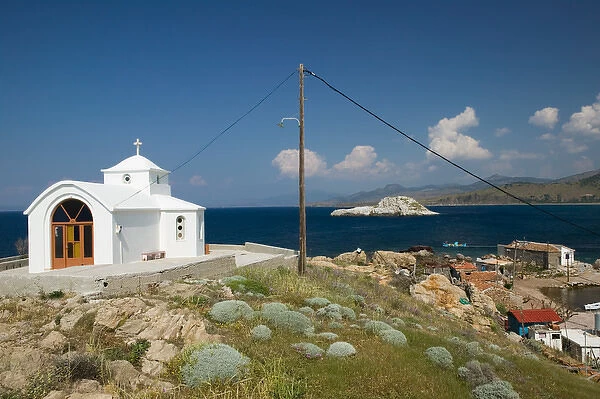 GREECE-Northeastern Aegean Islands-LESVOS (Mytilini)-Gavathas: Agios Pantelemonos