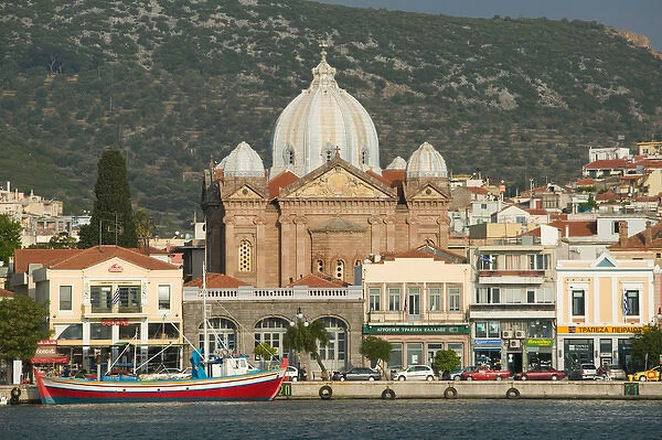 GREECE-Northeastern Aegean Islands-LESVOS (Mytilini)-Mytilini Town: Waterfront View