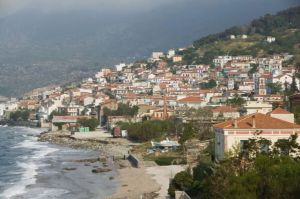 GREECE-Northeastern Aegean Islands-LESVOS (Mytilini)-Plomari: South Lesvos Resort Town